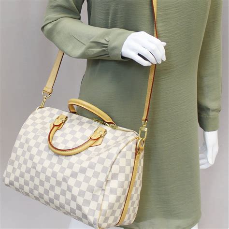 louis vuitton speedy bandouliere 30 damier azur|louis vuitton speedy 30 crossbody.